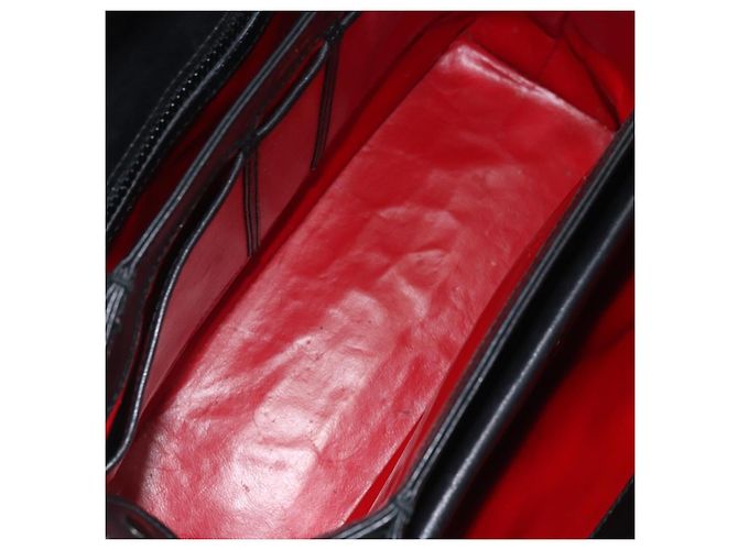 Gucci Vintage Convertible Box Leather Nero - vista 5