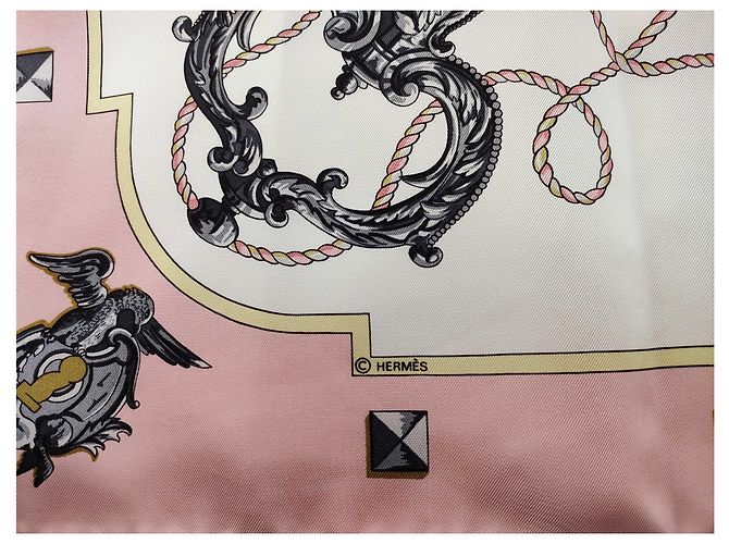 Hermès Hermes Carré 90 Seide multicolor 90 x 90 cm Python drucken - Ansicht 3