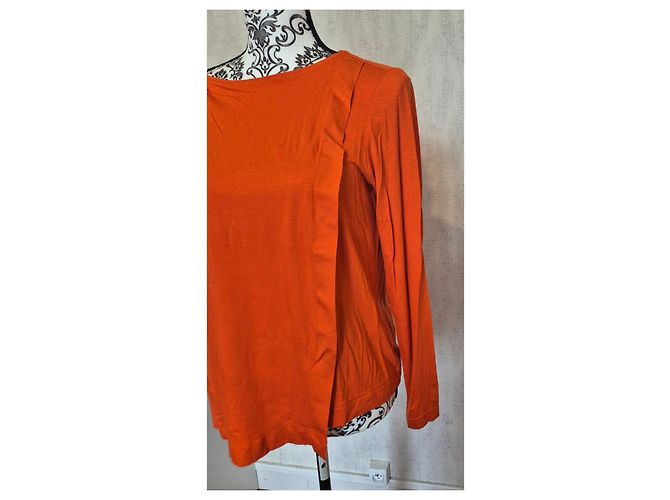 Top de mujer Lacoste talla 36/S Devanlay Naranja - vista 2