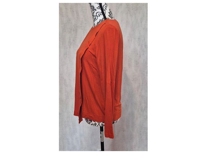Top de mujer Lacoste talla 36/S Devanlay Naranja - vista 3
