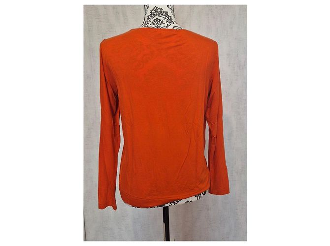 Top de mujer Lacoste talla 36/S Devanlay Naranja - vista 4