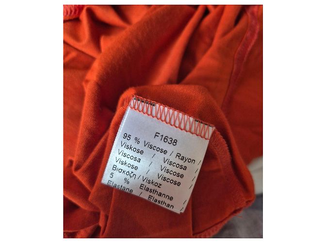 Top de mujer Lacoste talla 36/S Devanlay Naranja - vista 9