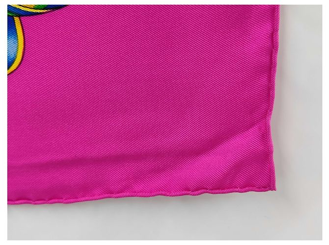 Hermès Hermes Carré 90 Seta multicolore 90 x 90 - vista 4