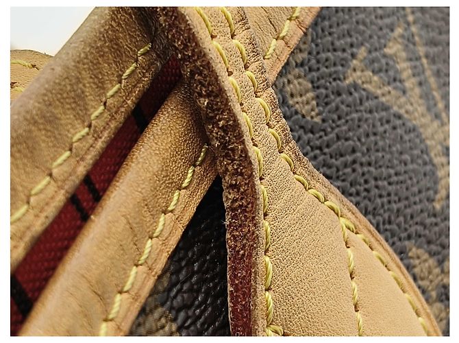 Tote Louis Vuitton Neverfull Monogram Canvas MM Marrone - vista 5