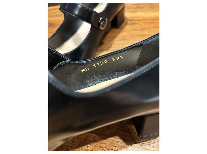 Décolleté Mary Jane in pelle nera Dior Nero - vista 4