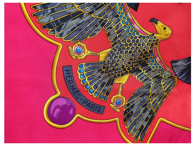 Hermès Hermes Carré 90 Seta multicolore 90 x 90 - vista 3