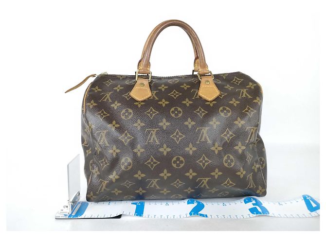 Louis Vuitton Speedy Monogram Canvas 30 Marrone - vista 6