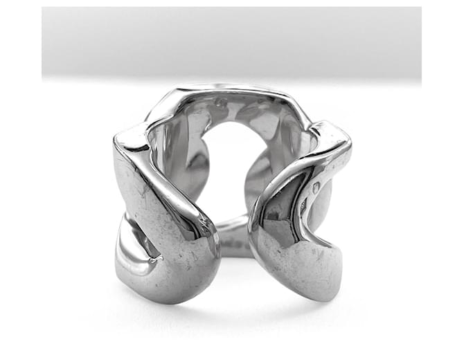 Hermès Hermes Vintage Capture Ring Silber - Ansicht 3