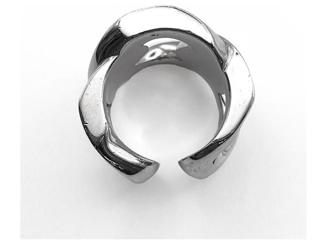 Hermès Hermes Vintage Capture Ring Silber - Ansicht 4