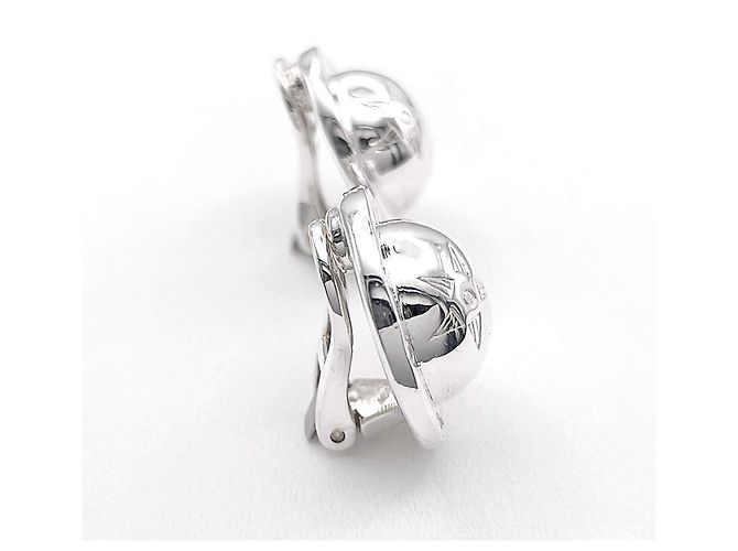 Céline Orecchini a clip Celine Vintage Silver Star Ball Argento - vista 4