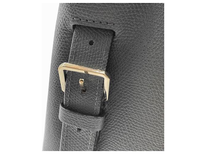 Borsa a tracolla a secchiello Valextra Medium Gray Marrone - vista 10