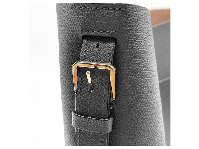 Borsa a tracolla a secchiello Valextra Medium Gray Marrone - vista 9