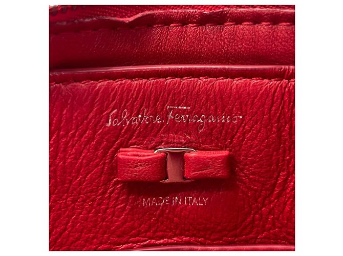 Borsa a tracolla Salvatore Ferragamo VIVA BOW Rosso - vista 10