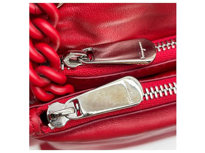 Borsa a tracolla Salvatore Ferragamo VIVA BOW Rosso - vista 11