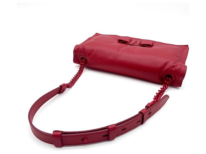 Borsa a tracolla Salvatore Ferragamo VIVA BOW Rosso - vista 5