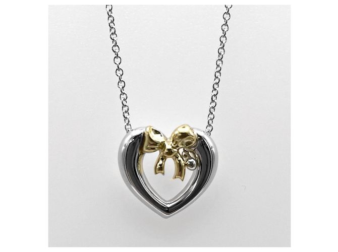 Tiffany & Co Collana Tiffany Heart Ribbon Combinata - vista 2