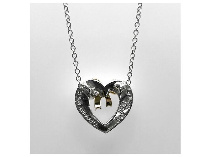 Tiffany & Co Collana Tiffany Heart Ribbon Combinata - vista 3
