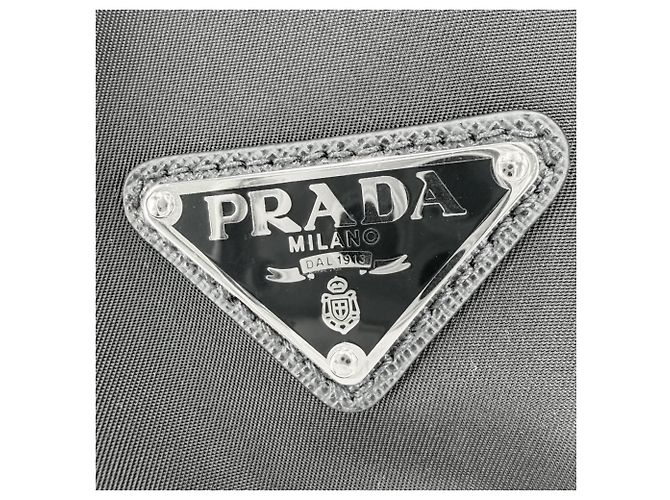 Prada Black Nylon Backpack with Silver Hardware - view 4