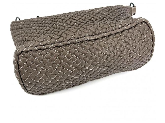 Borsa a mano in pelle marrone Bottega Veneta - vista 3