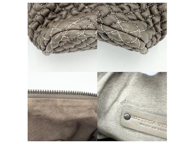 Borsa a mano in pelle marrone Bottega Veneta - vista 6