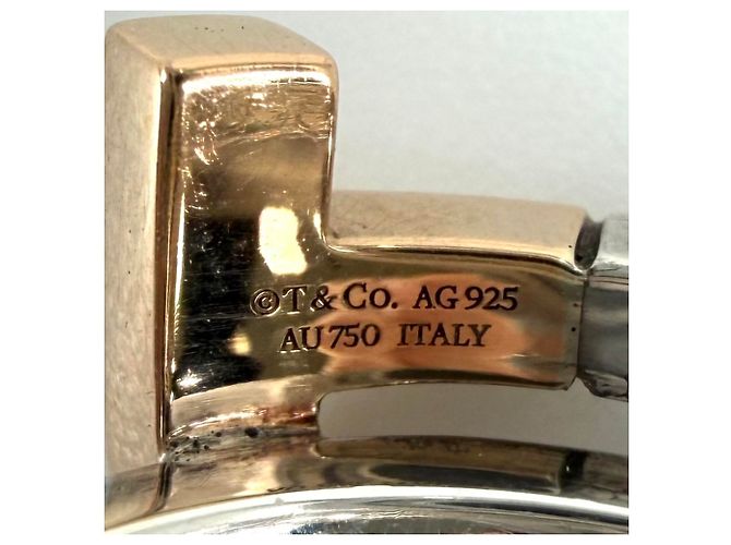 Tiffany & Co. T Square Wrap Ring Silber Golden - Ansicht 3
