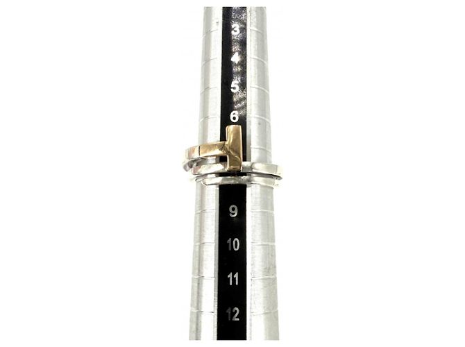 Tiffany & Co. T Square Wrap Ring Silber Golden - Ansicht 4