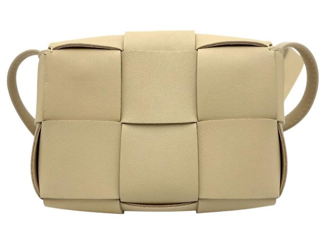 Borsa a tracolla Maxi Intrecciato Cassette Candy da donna Bottega Veneta Beige - vista 2