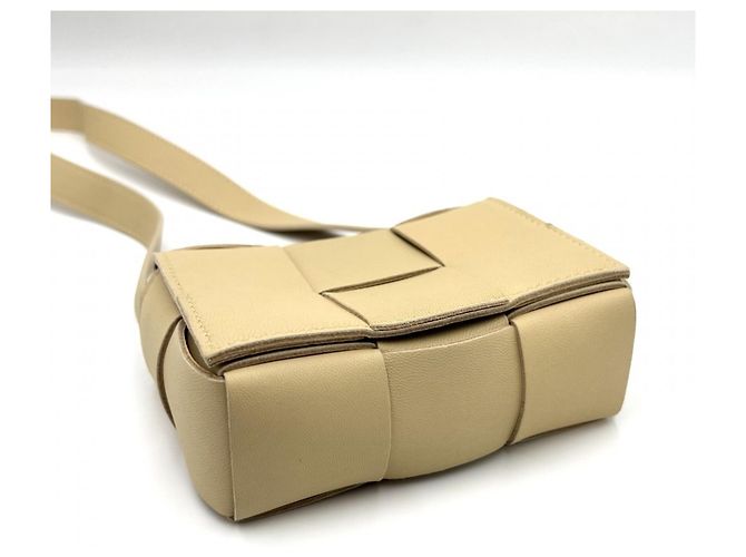 Borsa a tracolla Maxi Intrecciato Cassette Candy da donna Bottega Veneta Beige - vista 3