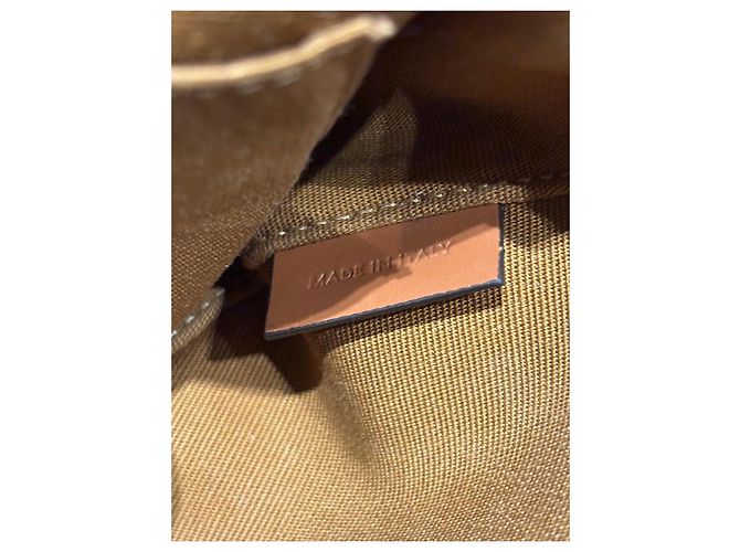 Céline Celine Triomphe Canvas Umhängetasche Braun Beige - Ansicht 3