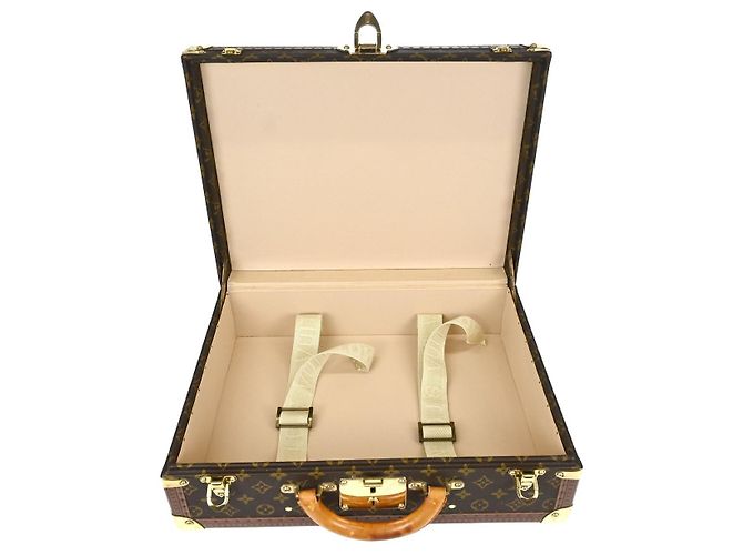 Baule Louis Vuitton Cotteville Monogram Canvas 45 Marrone - vista 3
