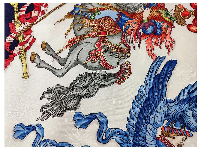 Hermès Hermes Carré 90 Silk multicolor 90 x 90 Multicolore - vista 3