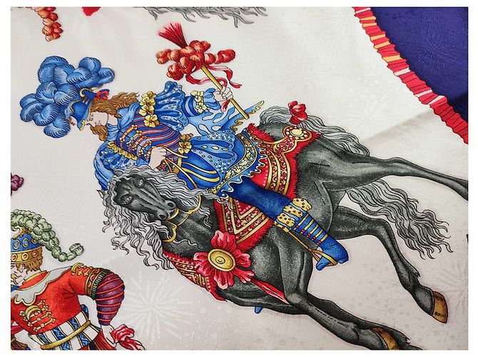Hermès Hermes Carré 90 Silk multicolor 90 x 90 Multicolore - vista 7