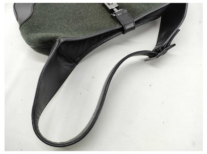 Gucci Jackie Hobo em camurça e couro medium - vista 5