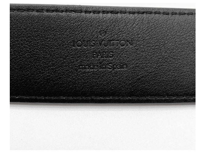 Cintura Signature Louis Vuitton da uomo Marrone Arancione - vista 7