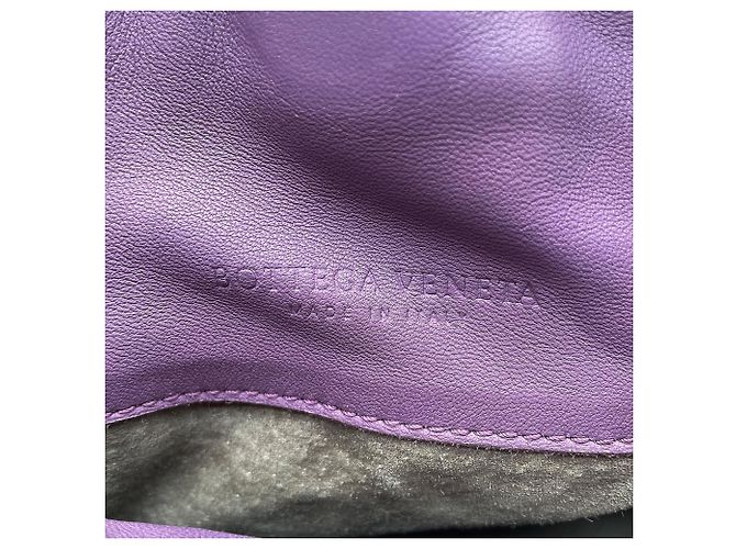 Borsa Parachute Bottega Veneta in pelle Intrecciato viola - vista 9