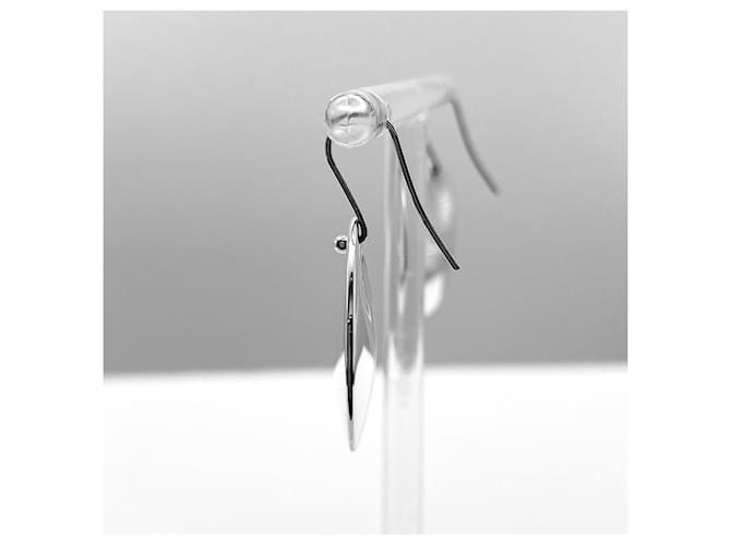 Tiffany & Co Orecchini Tiffany Round Plate Drop Argento - vista 4