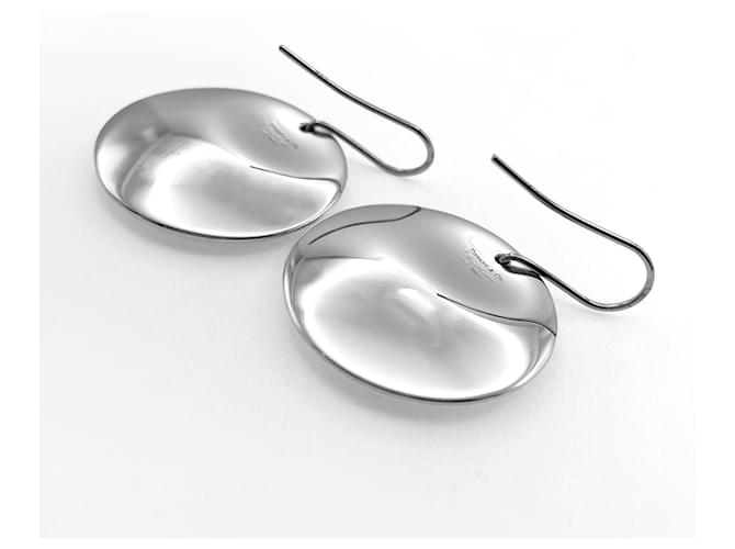 Tiffany & Co Orecchini Tiffany Round Plate Drop Argento - vista 6