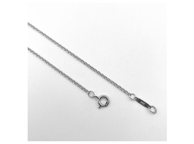 Tiffany & Co Collana con pendente Tiffany 1837 Interlocking Circle Argento - vista 4