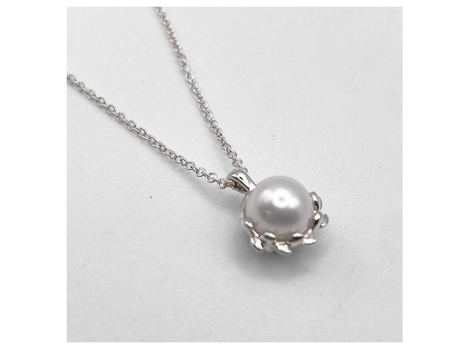Tiffany & Co Pendente Collana Tiffany Olive Leaf Paloma Picasso Argento - vista 5