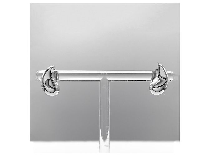 Tiffany & Co Orecchini a lobo Tiffany Teardrop Large 13mm Argento - vista 2