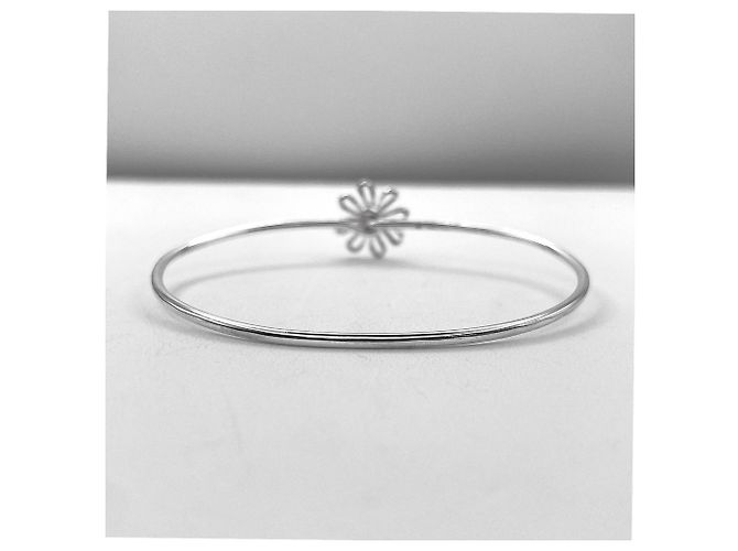 Bracciale rigido Tiffany & Co. Daisy Flower Argento - vista 2