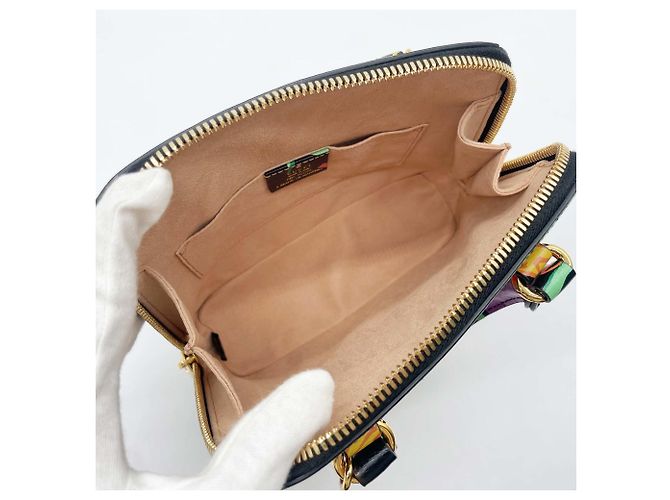 Borsa a tracolla GUCCI Horsebit 1955 Collaborazione KEN SCOTT Nero - vista 7