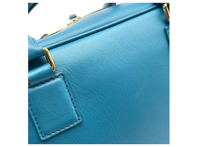 Borsa a tracolla Loewe Amazona 28 Anagram Blu - vista 13