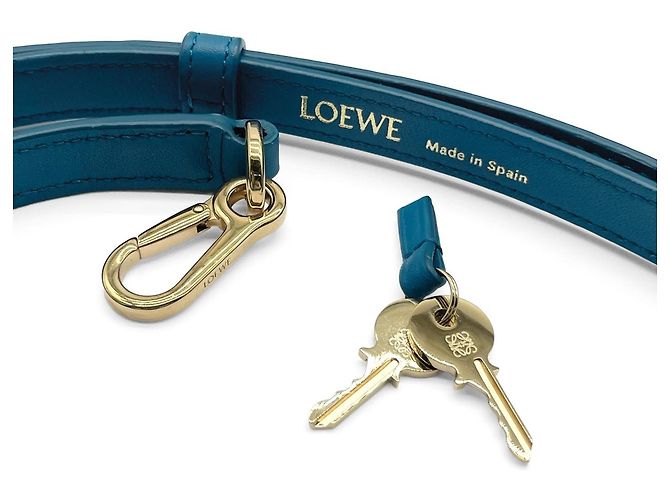 Borsa a tracolla Loewe Amazona 28 Anagram Blu - vista 15