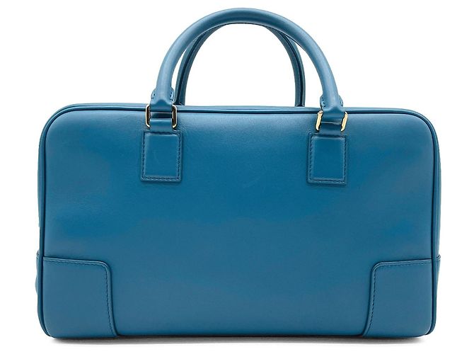Borsa a tracolla Loewe Amazona 28 Anagram Blu - vista 2