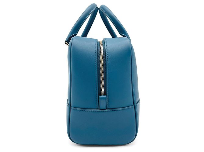 Borsa a tracolla Loewe Amazona 28 Anagram Blu - vista 3