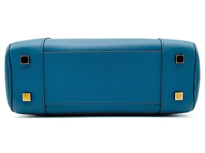 Borsa a tracolla Loewe Amazona 28 Anagram Blu - vista 5