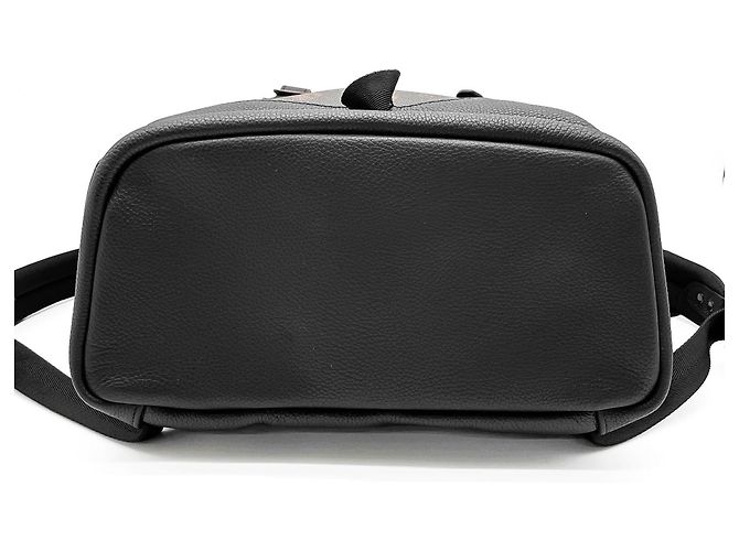 Zaino Coach Hitch nero e marrone in pelle - vista 5