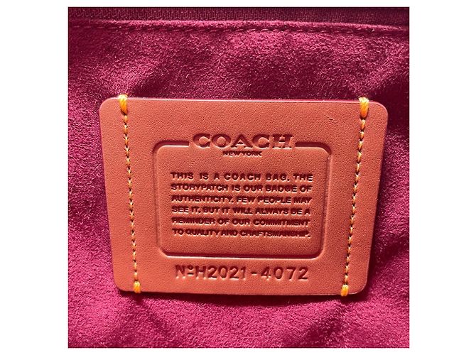 Zaino Coach Hitch nero e marrone in pelle - vista 8