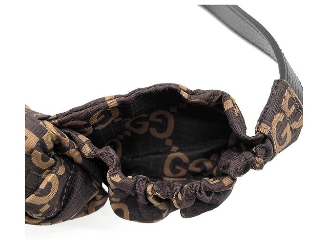Marsupio GUCCI GG Jacquard Ripstop Marrone - vista 12
